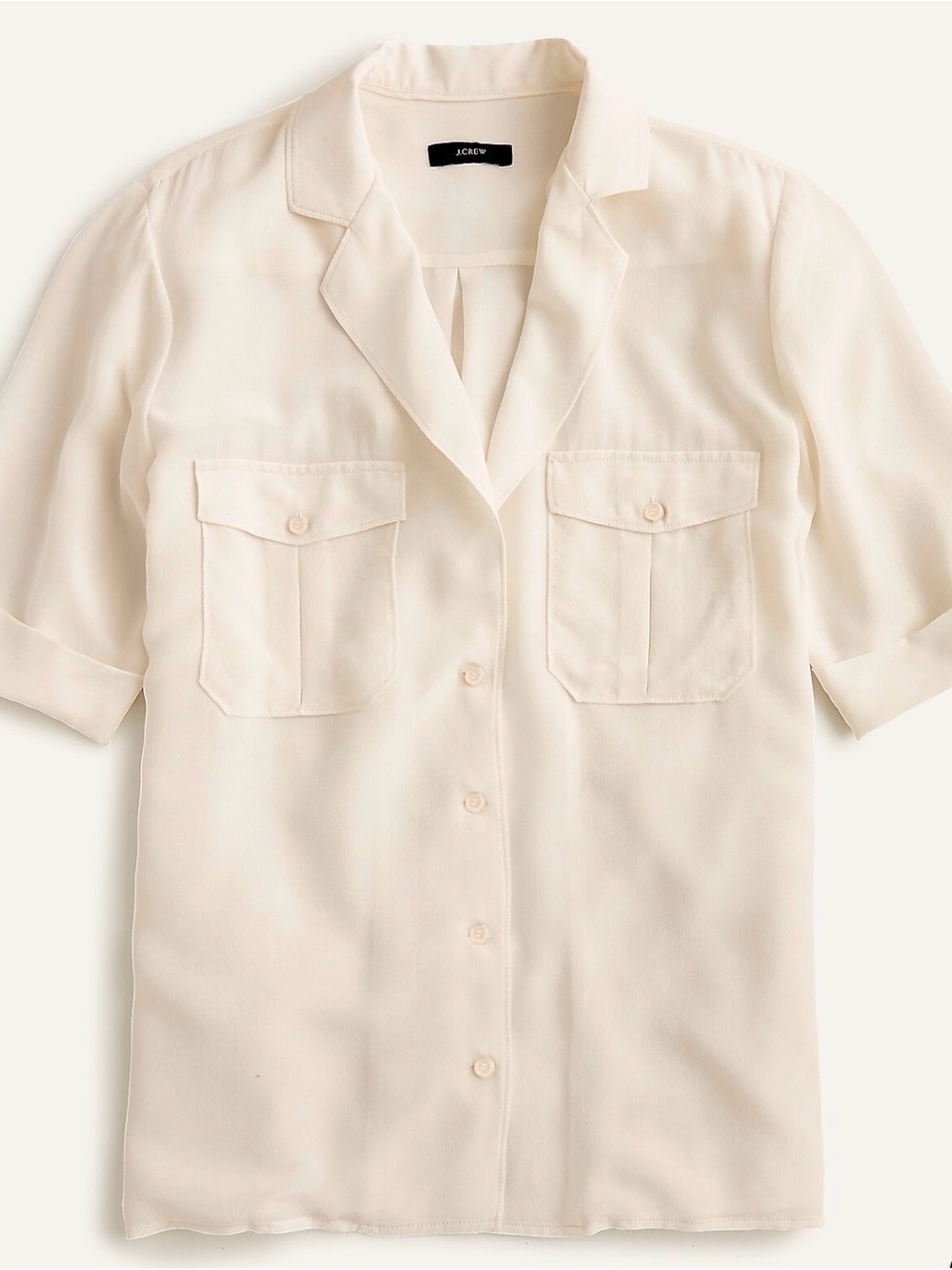 J.Crew Silk Camp Shirt